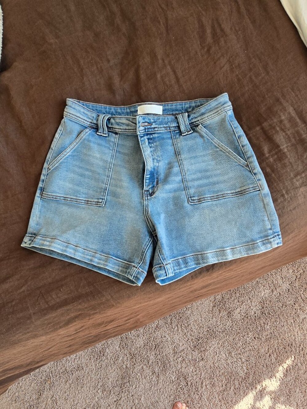 Denim Pocket Shorts